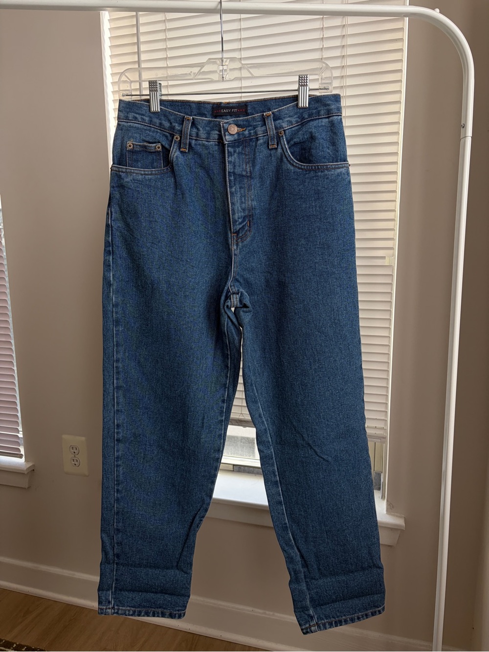 Vintage Bill Blass Easy Fit Jeans, Medium Blue, Size 8P